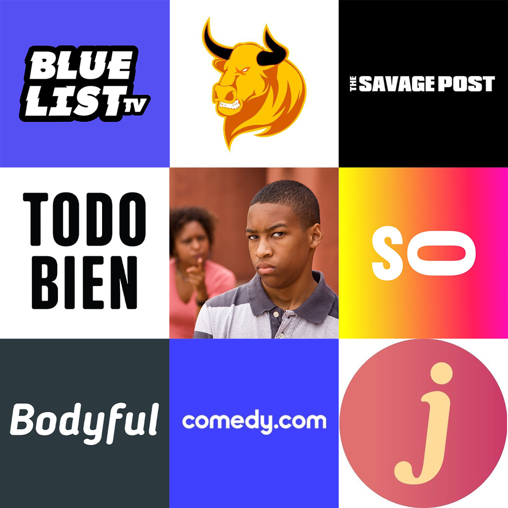 IMGN Media brand portfolio including Blue List TV, Savage Post, Todo Bien, SO, Bodyful, Comedy.com and more